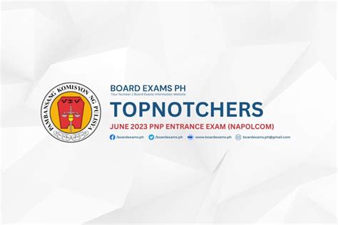 napolcom result june 17 2023|PNP ENTRANCE TOPNOTCHERS: June 2023 NAPOLCOM .